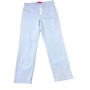 Lilly Pulitzer Light Blue periwinkle Button-Flly Jeans